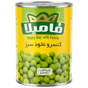 50162510-cb33-47f1-a8cc-7a65f217b49a کنسرو نخود فرنگی فامیلا 400 گرمی - تصویر 1