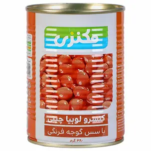 81a100bb-2371-424a-83fa-97d3237cb452 کنسرو لوبیا چیتی مکنزی 380 گرمی - تصویر 1